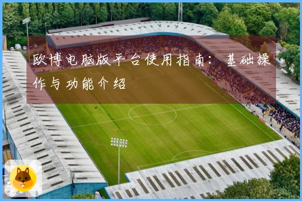 欧博电脑版平台使用指南：基础操作与功能介绍